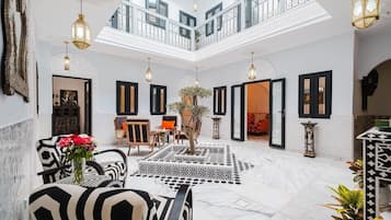 Luxury Double Room, Mobility Accessible, Private Bathroom | Courtyard view