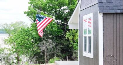 Lakeview Cabin with Breathtaking Views, Private Porch, and Cozy Fire Pit
