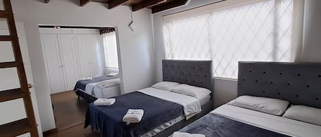 舒适双人房, 城市景观 | 办公桌、遮光窗帘、熨斗/熨衣板、免费 WiFi