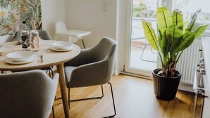 Dining - Staylight | City Loft in the Old Town | Balcony (Hildesheim)
