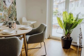 Dining - Staylight | City Loft in the Old Town | Balcony (Hildesheim)