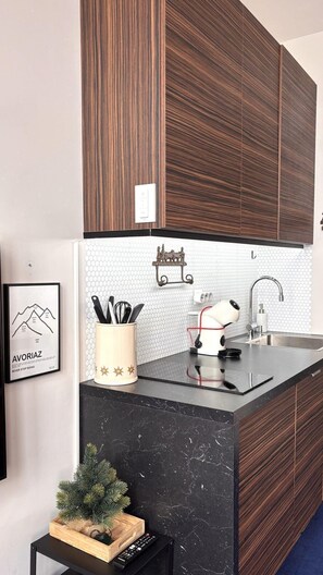 Microwave, dishwasher - 200m from resort center, 7th floor, balcony, tv, ski locker, 26m², Avoriaz (Avoriaz)