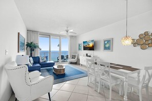 Condo, Multiple Beds (Summerwind West 1203) | Living area | TV - Summerwind West 1203 (Navarre)
