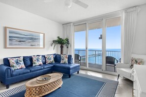 Condo, Multiple Beds (Summerwind West 1203) | Living area | TV - Summerwind West 1203 (Navarre)