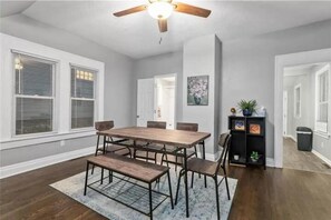 Dining - Prime West Plaza Retreat: Cozy Bungalow Steps from KU Med & 39th St! (Kansas City)