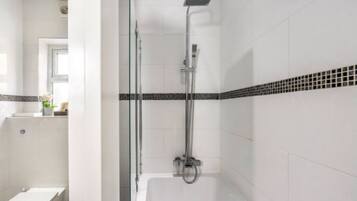 Towels, soap, toilet paper