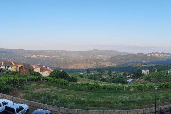 Blick von der Unterkunft