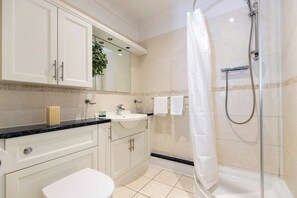 Shower, hair dryer