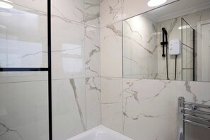 Shower, hair dryer