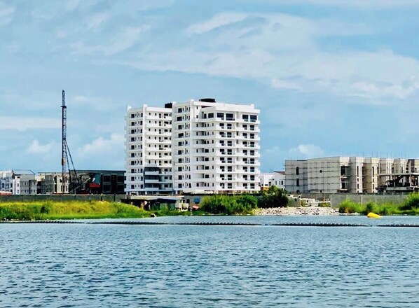 A szálláshely homlokzata