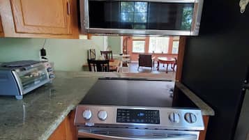 Microwave, oven, stovetop