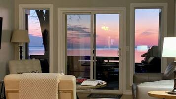 TV connectée, cheminée, livres