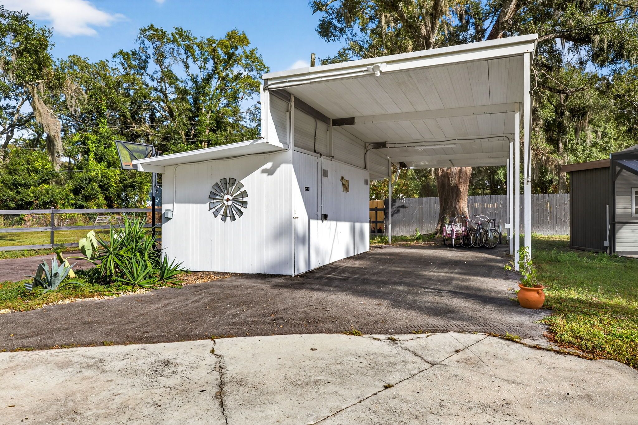 Enceinte de l’hébergement