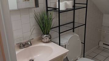 Towels, soap, toilet paper