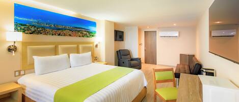 Deluxe With View | In-room safe, desk, laptop workspace, blackout drapes