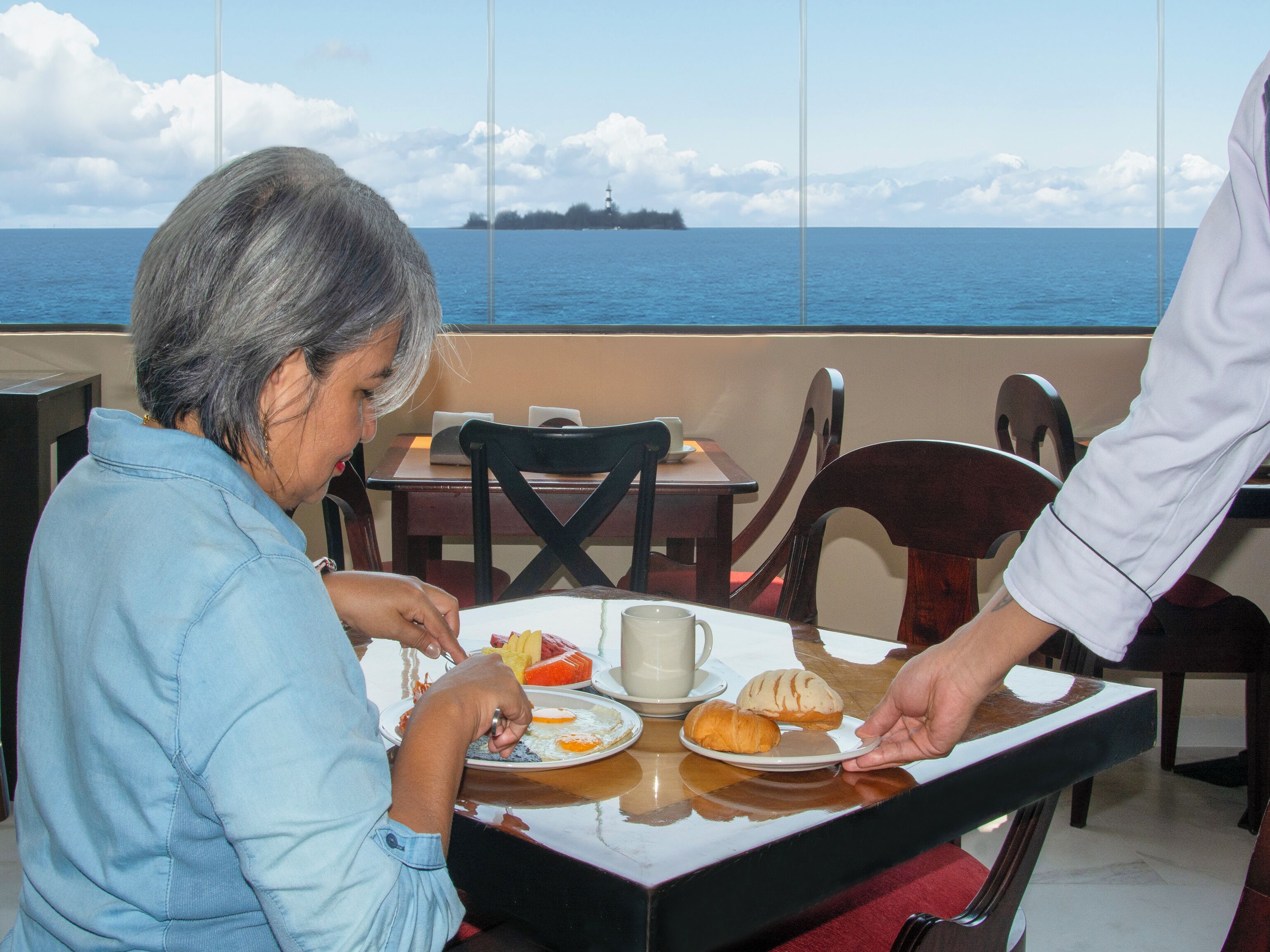 Petit déjeuner préparé sur commande (200 MXN par personne)