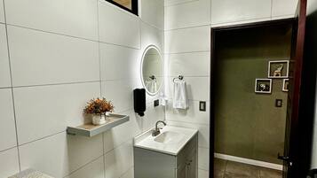 Towels, soap, toilet paper