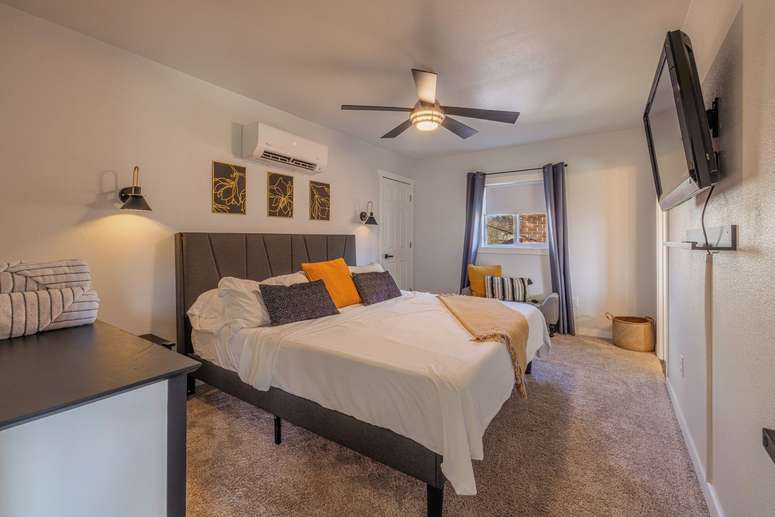 1 多间卧室、熨斗/熨衣板、免费 WiFi、床单