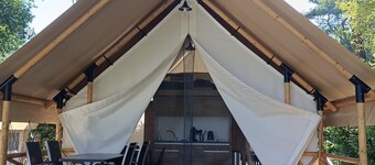 Nice Tent Lodge With Veranda