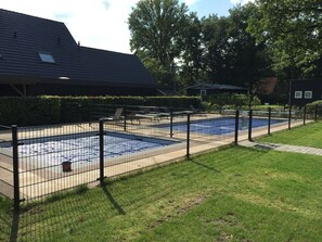 Tent | Pool | Outdoor pool - Nice Tent Lodge With Veranda (IJhorst)