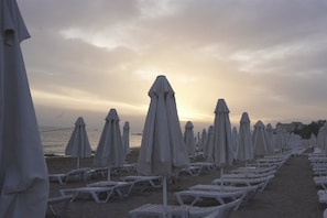 Outdoor banquet area