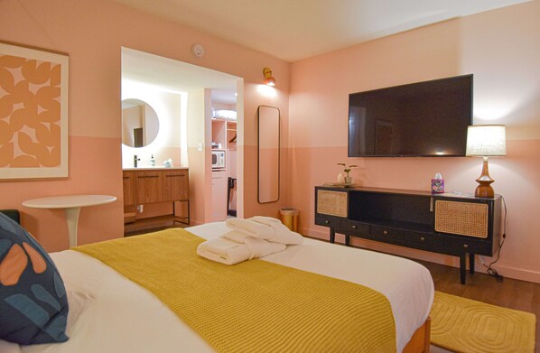 1 chambre, bureau, Wi-Fi gratuit, draps fournis