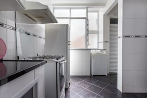 Full-size fridge, microwave, oven, cookware/dishes/utensils - RP-362 (Rio de Janeiro)