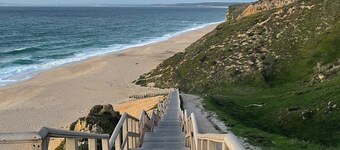 Holiday apartment or home office with a view of Lisbon & the Atlantic coast. 