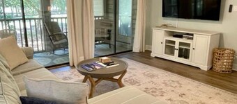 Spacious condo on Jack Nicklaus Signature Golf Course overlooking 10th Tee Box. 