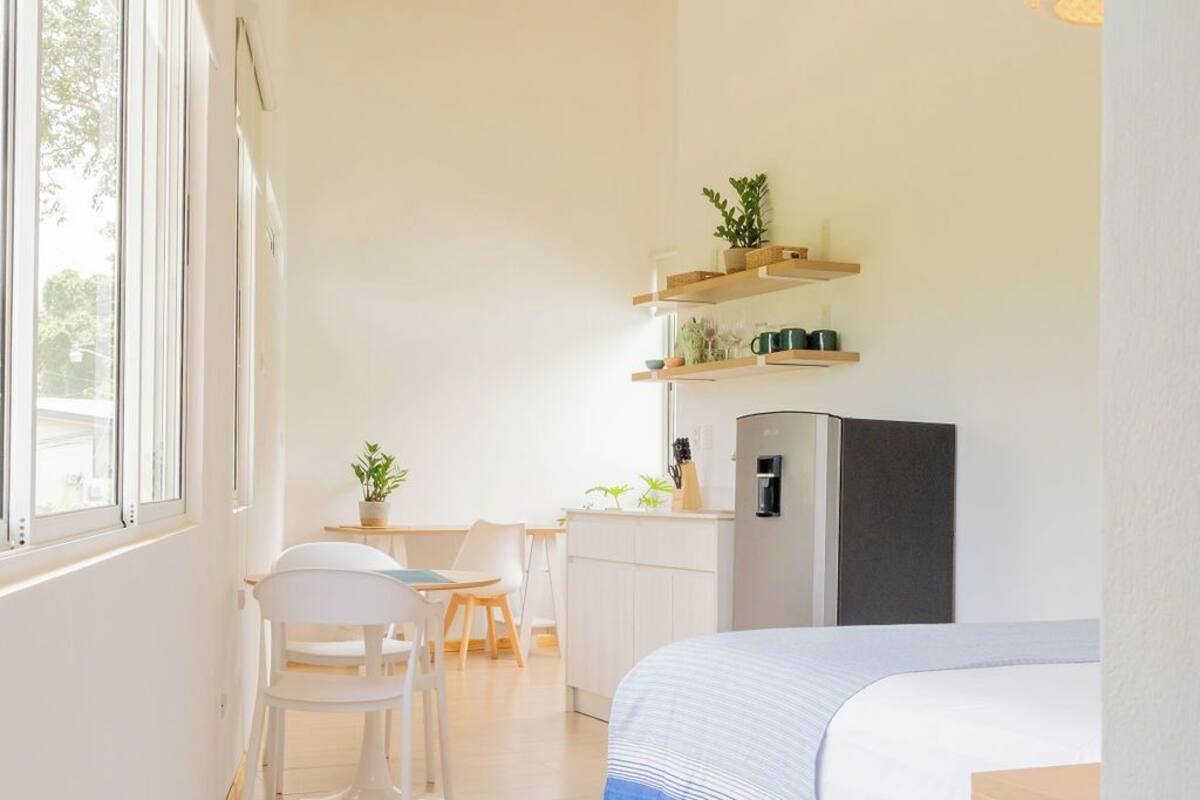 Design Apartment | 1 bedroom, premium bedding, laptop workspace, blackout curtains