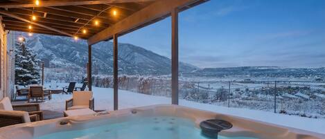 Idromassaggio all'aperto