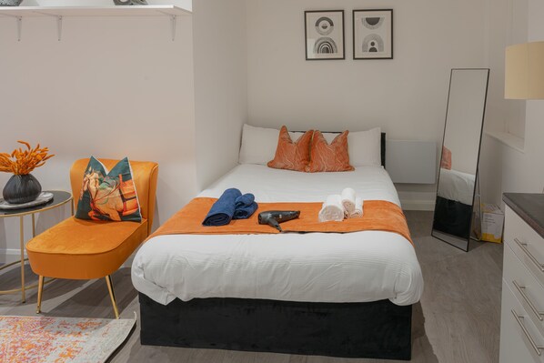 Estúdio | 1 quarto, ferros/tábuas de passar roupa, Wi-Fi de cortesia