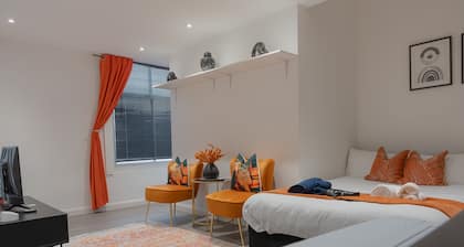 Luxe Studio Apartment in Leicester City Center