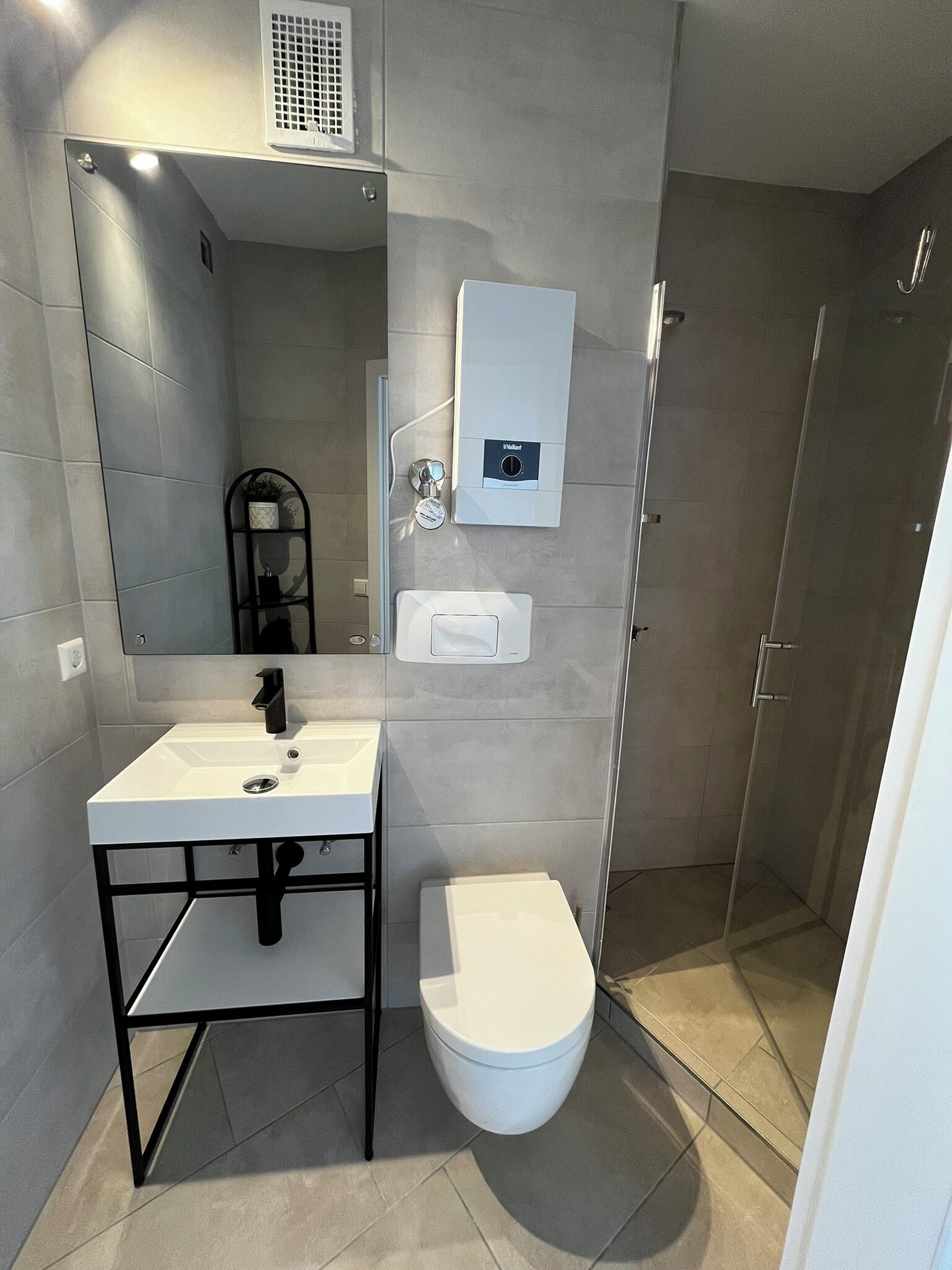Dusche, Handtücher, Seife