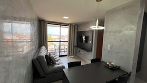 Departamento Confort | Sala de estar | Televisión LED de 32 pulgadas con canales digitales 