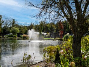 Chalet | View from property - Beautiful Chalet With Airco, in a Holiday Park (Veldhoven)