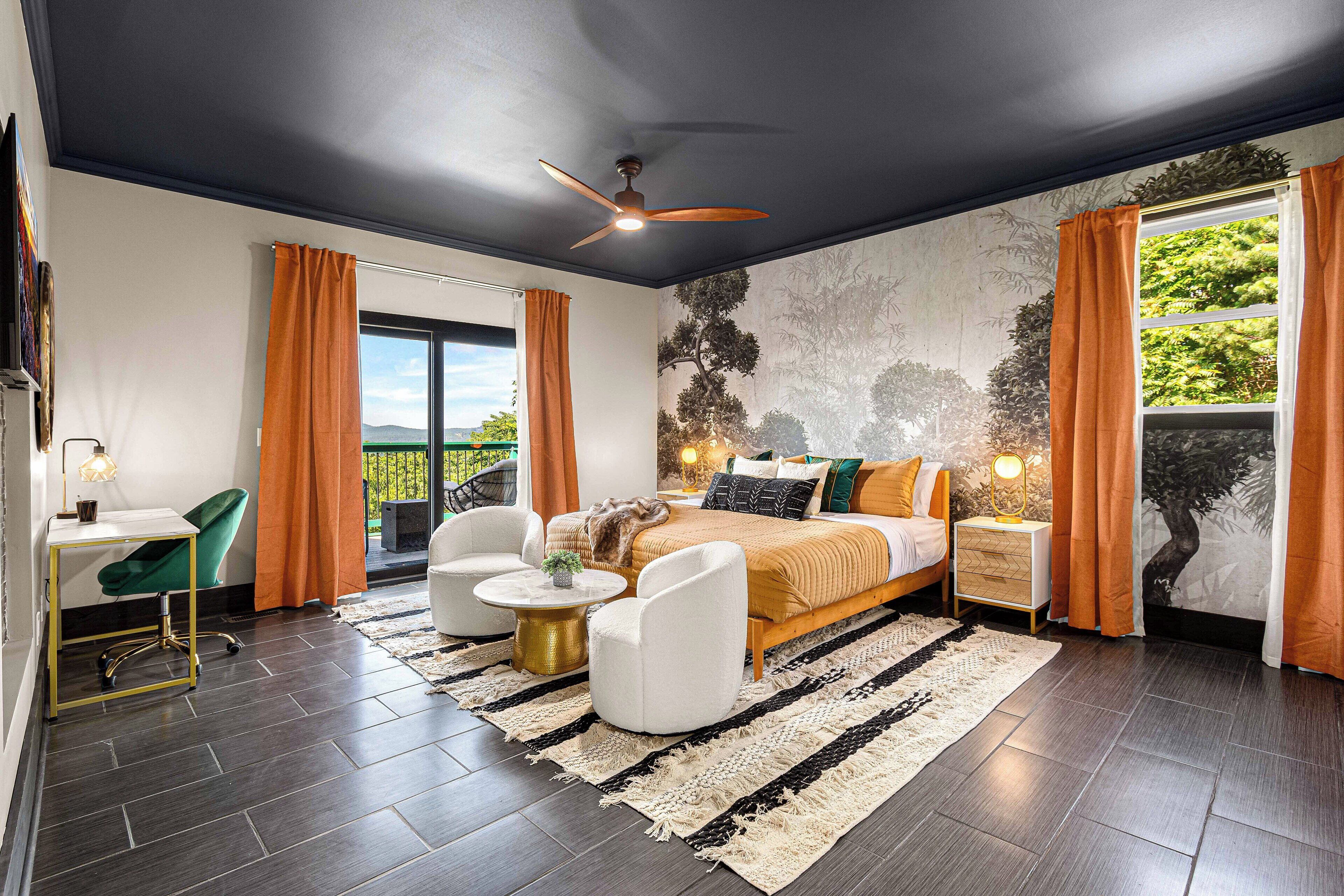 4 bedrooms, desk, iron/ironing board, free WiFi