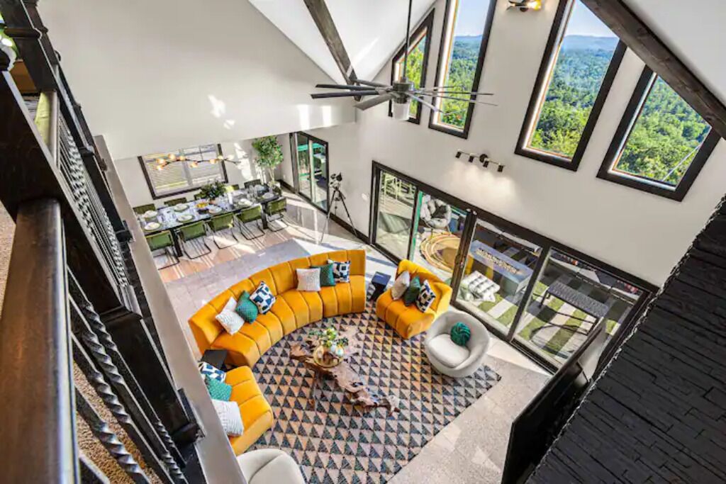 Smart TV, fireplace, video games, foosball