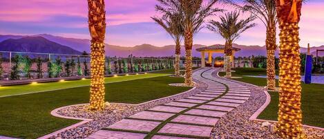 Overnattingsstedets uteområder