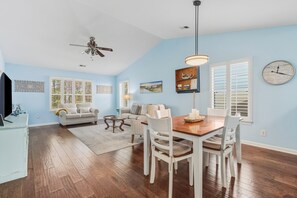 Condo, 3 Bedrooms | Living area - True Blue On 10th Hole, A Perfect Retreat For Golf Enthusiasts And Those Seeking A Relaxing Getaway 3 Bedroom Condo by Peace Vacations (Pawleys Island)