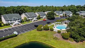 Condo, 3 Bedrooms | Exterior - True Blue On 10th Hole, A Perfect Retreat For Golf Enthusiasts And Those Seeking A Relaxing Getaway 3 Bedroom Condo by Peace Vacations (Pawleys Island)
