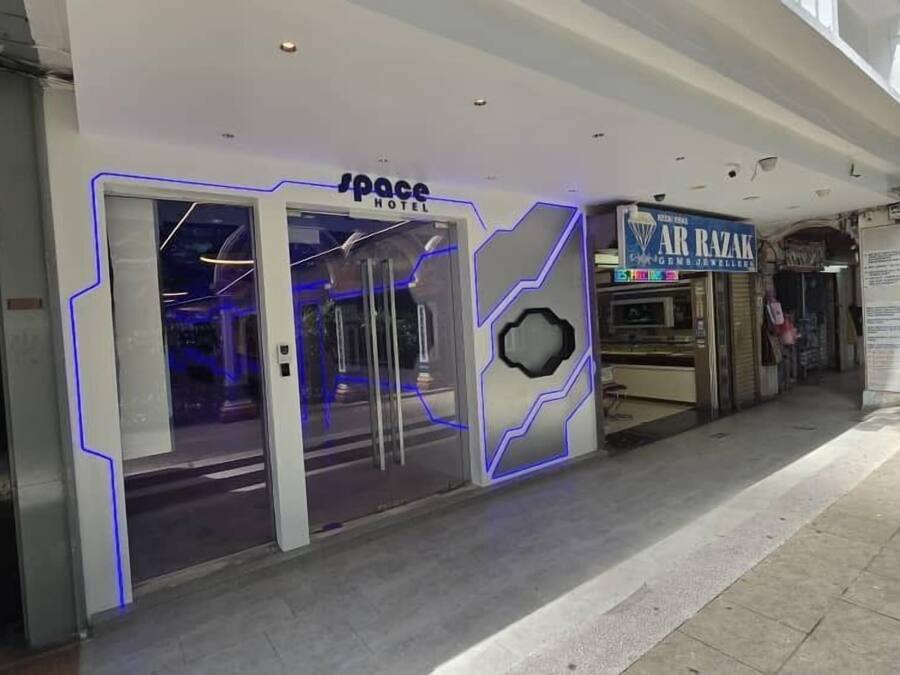 Voorkant van accommodatie