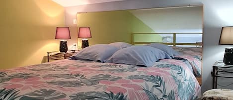 1 bedroom, iron/ironing board, travel crib, free WiFi
