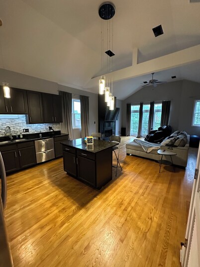 Penthouse Condo in Chicago featuring Zero Gravity Massage Chair 