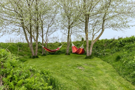 Property grounds. Apartment 'Ferienwohnung Seehund' with Shared Garden, covered terrace and Wi-Fi