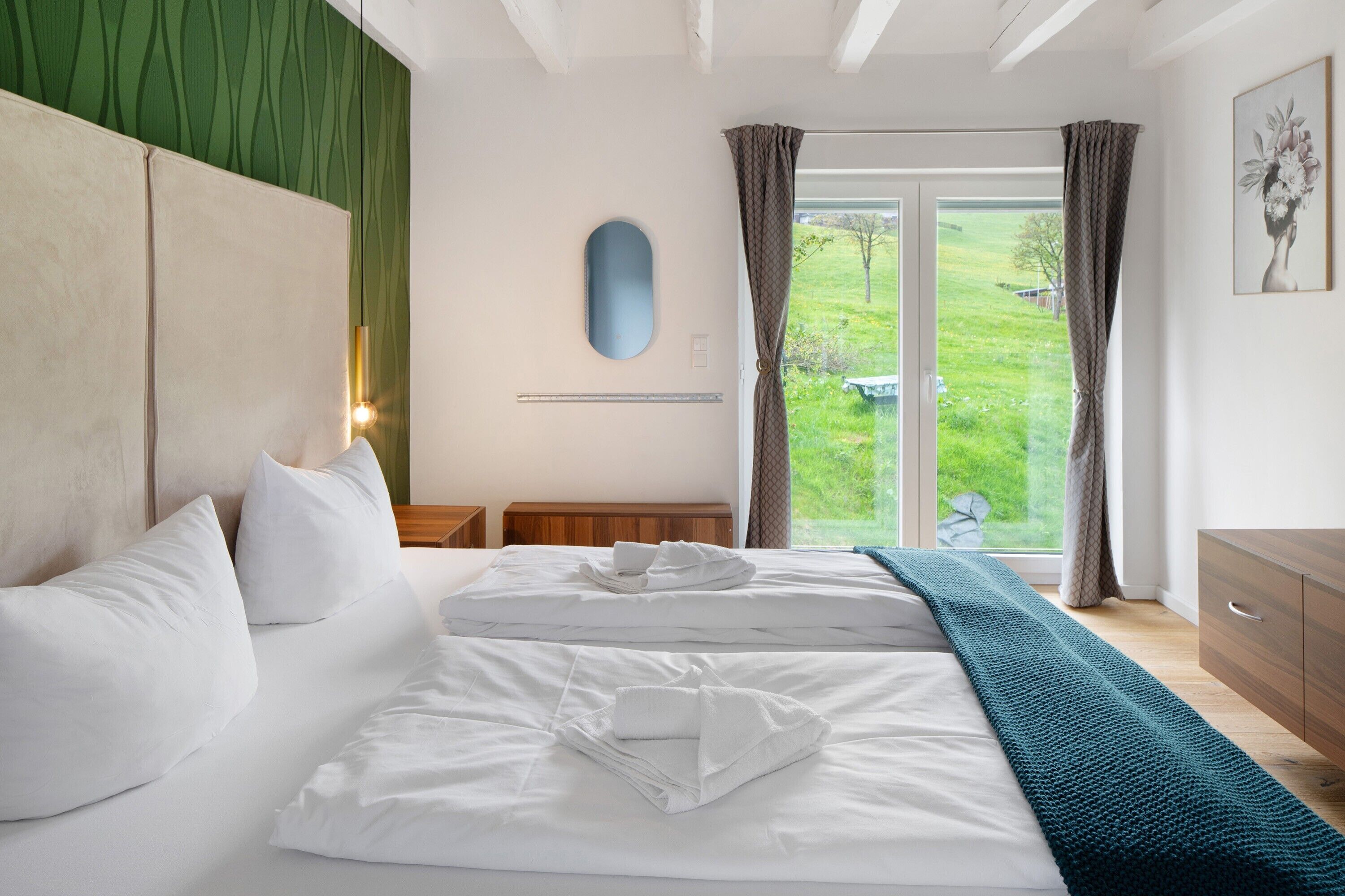 2 chambres, fer et planche à repasser, Wi-Fi gratuit, draps fournis