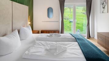 2 chambres, fer et planche Ă repasser, Wi-Fi gratuit, draps fournis