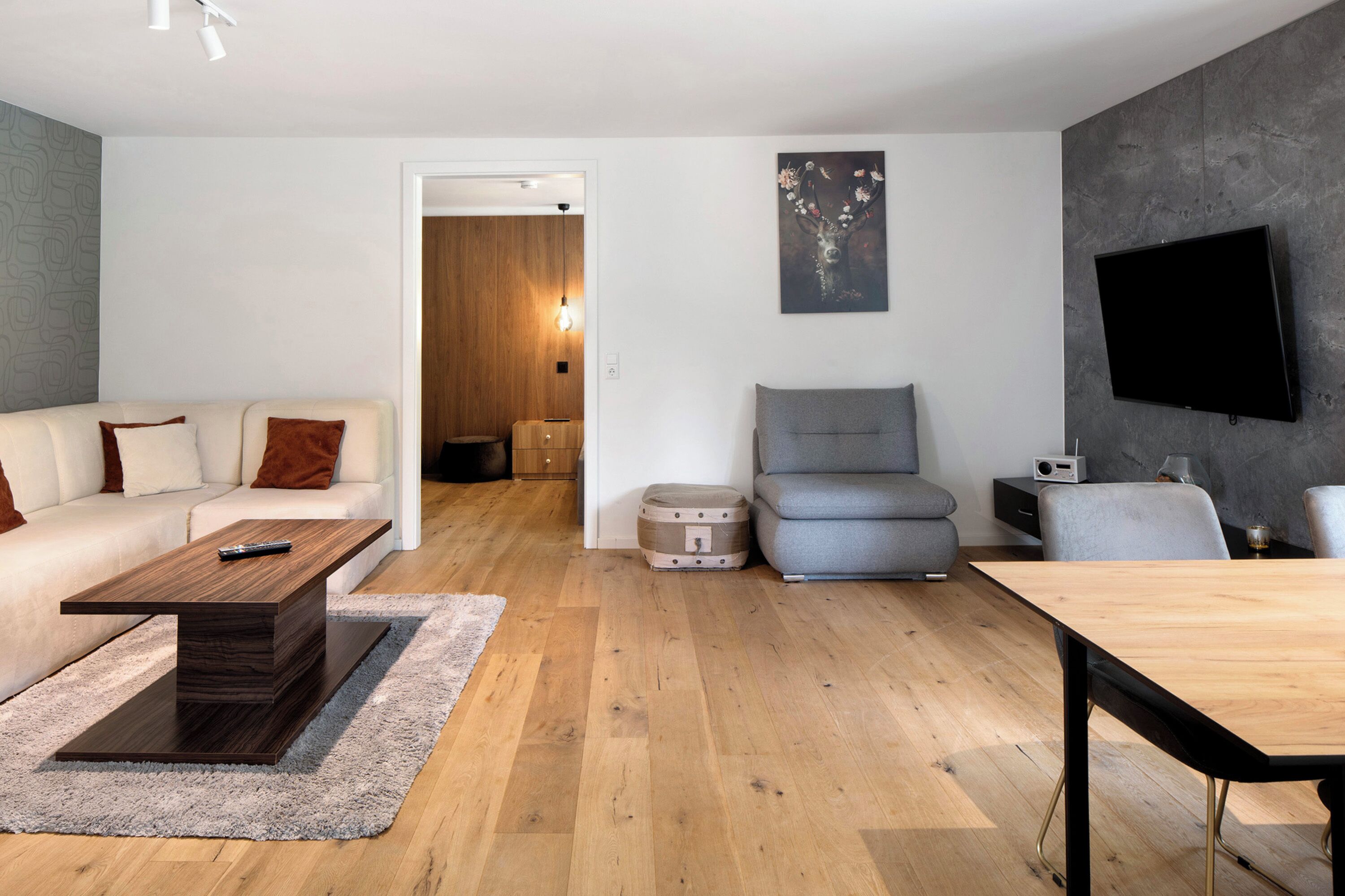 Fernseher, Tischtennisplatte