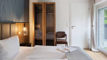 2 chambres, fer et planche Ă repasser, Wi-Fi gratuit, draps fournis