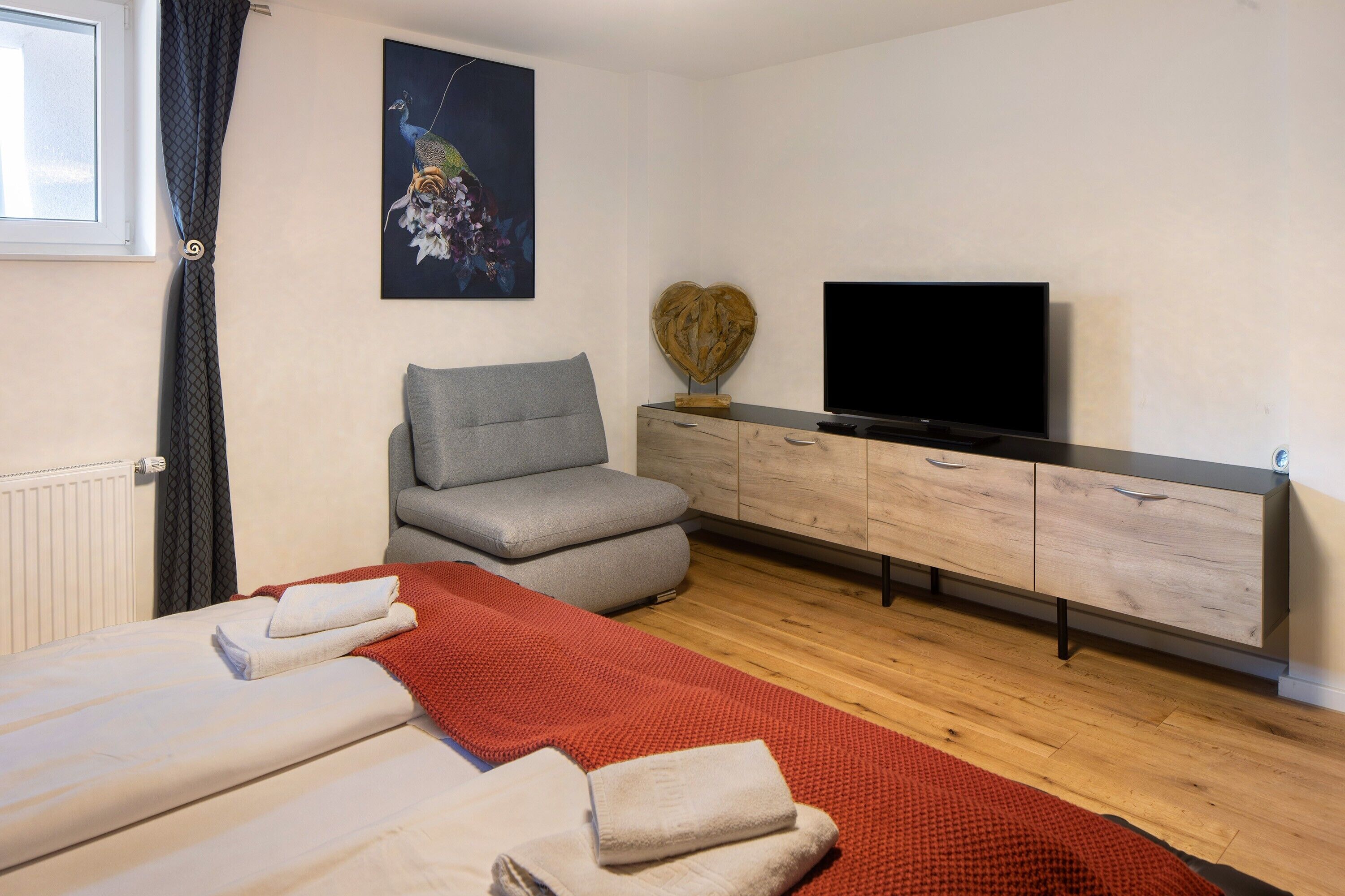 1 Schlafzimmer, Bügeleisen/Bügelbrett, kostenloses WLAN, Bettwäsche